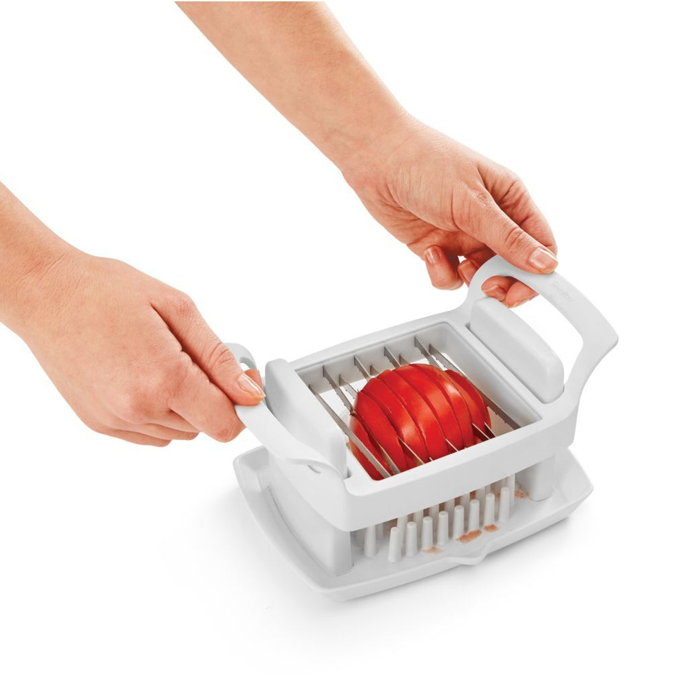 Metaltex kitchen helpers slicy white stainless steel