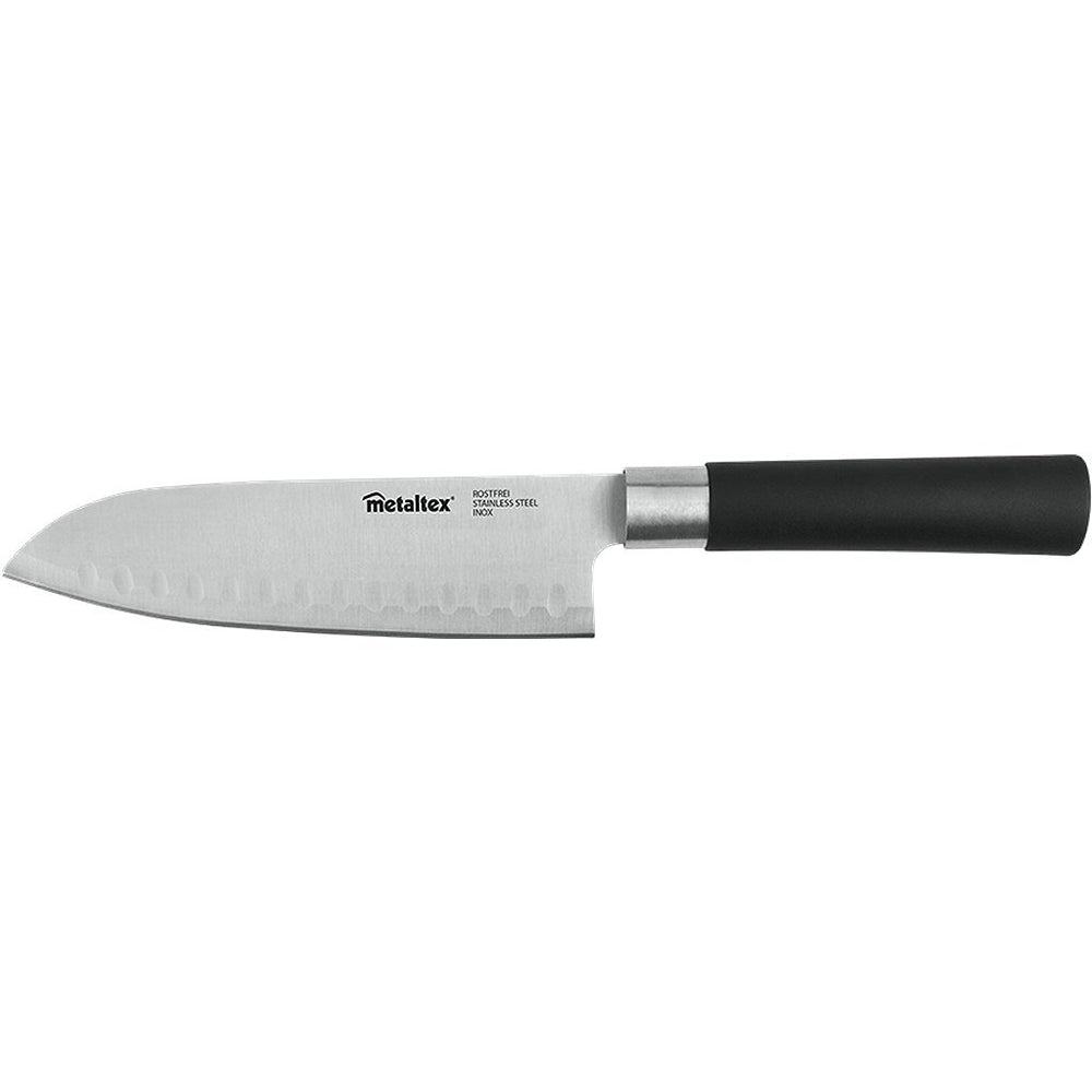 Metaltex Asia Santoku nož 30 cm črno nerjaveče jeklo