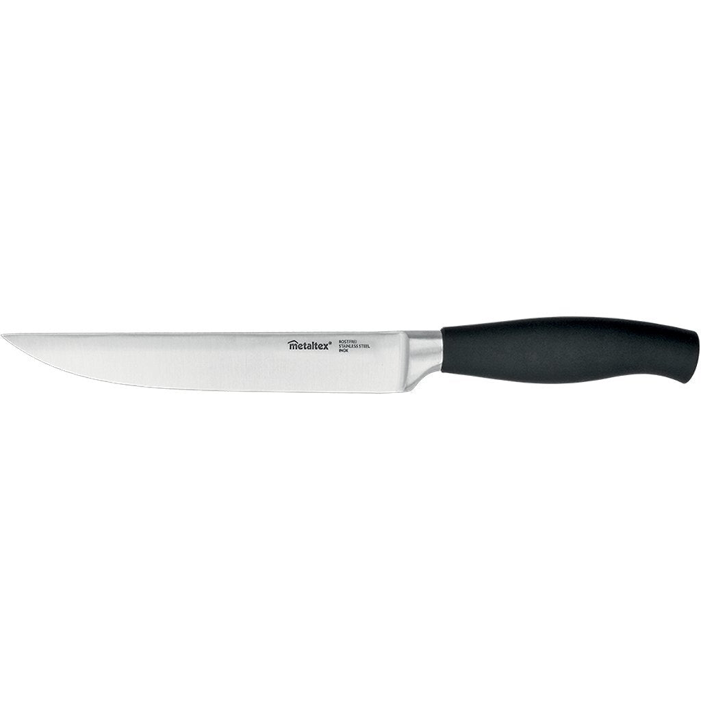 Metaltex comfort carving knife 33 cm black stainless steel