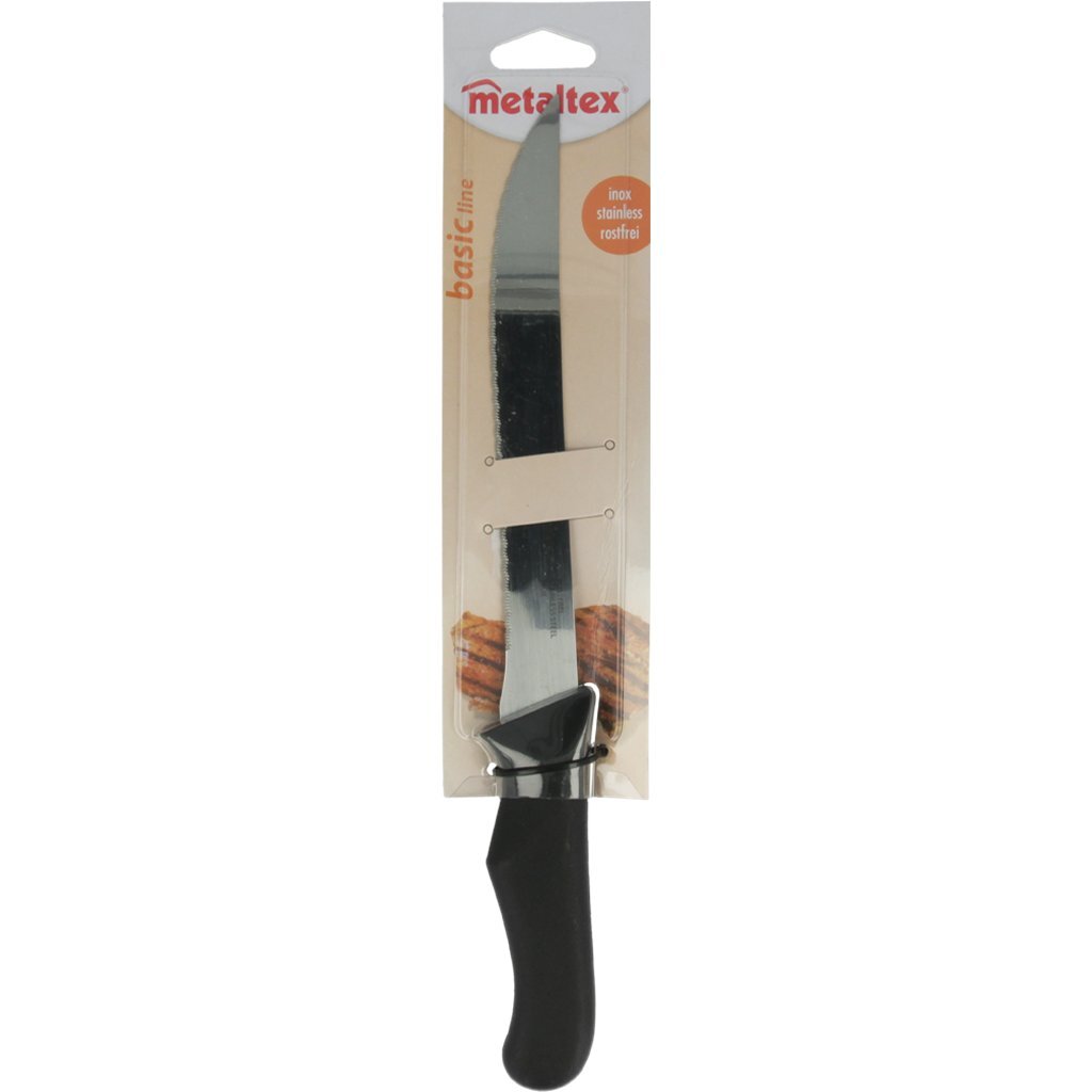 Nóż do filetowania z linii Metaltex 31 cm, stal nierdzewna, czarna