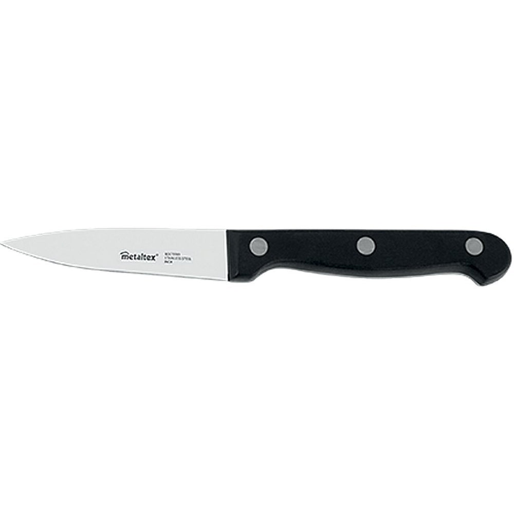 Metaltex professional paring knife 18 cm black stainless steel