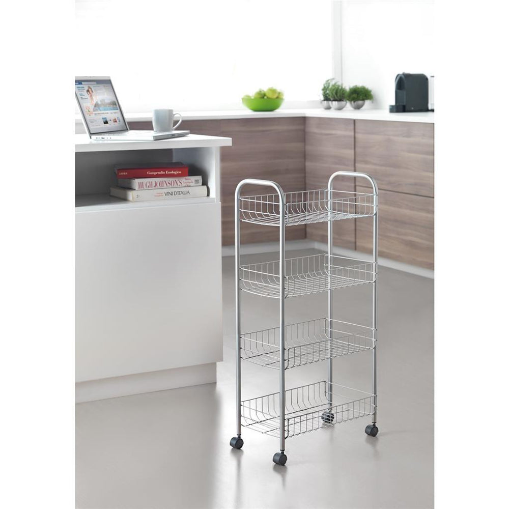 Metaltex Stockage Trolley ascona grau