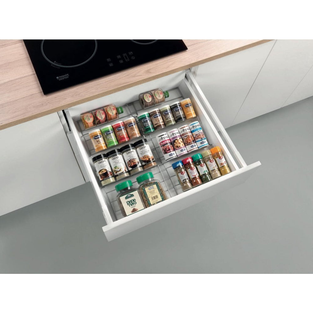 Metaltex smart kitchen sliding spice rack 26 51x47x3 cm silver