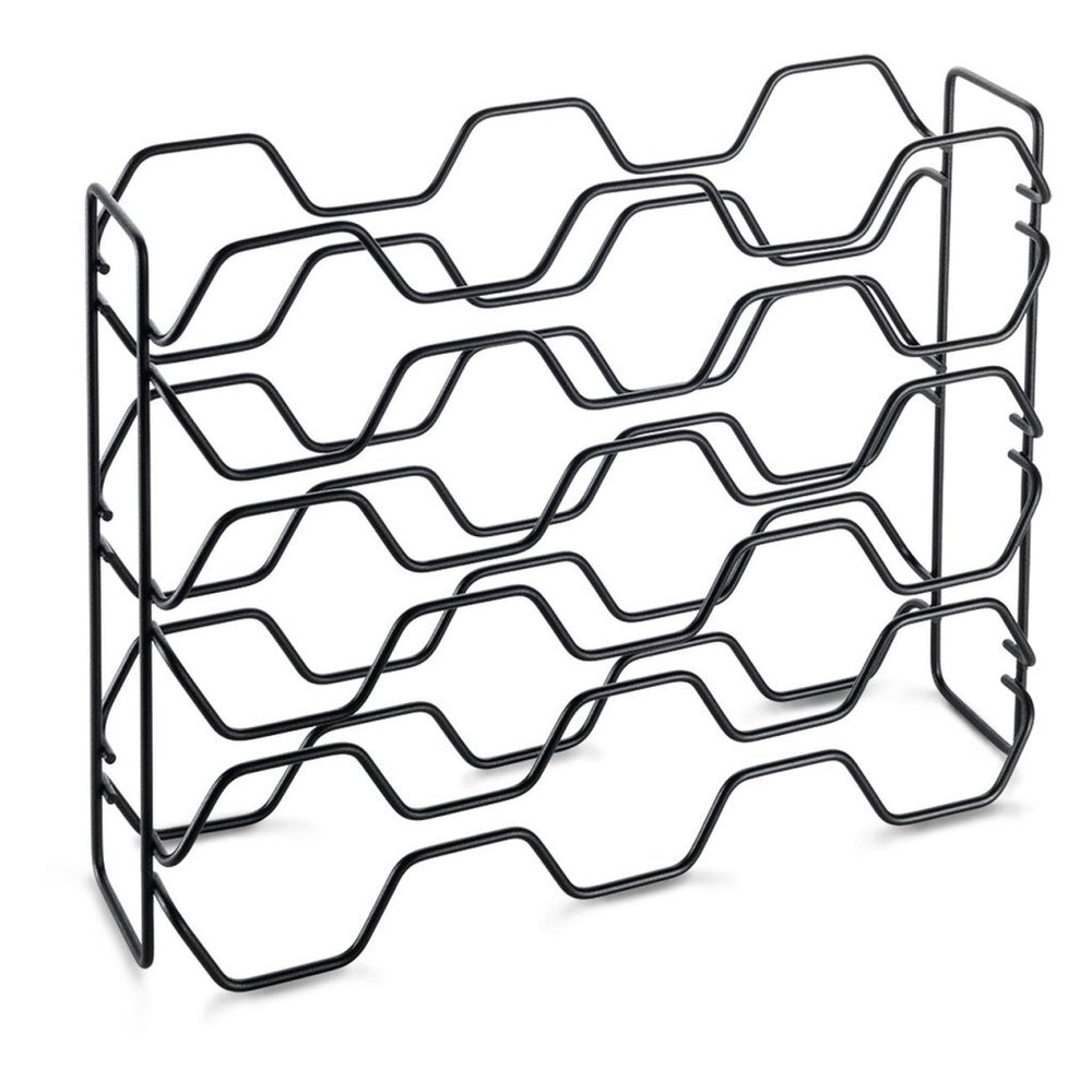 Metaltex wine rack hexagon for 15 bottles 43x12x34 black
