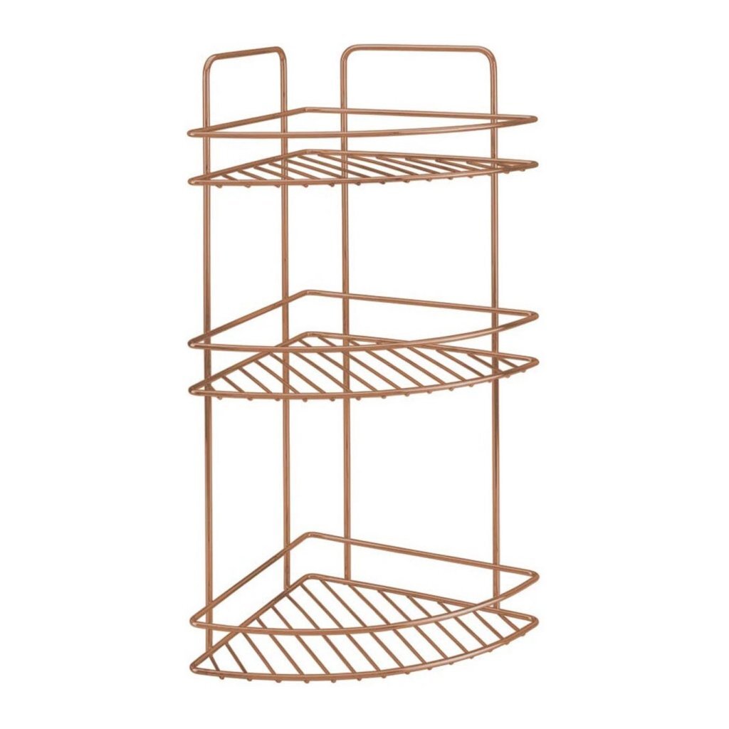 Metaltex shower rack 3 tiers 26x13x53 cm copper