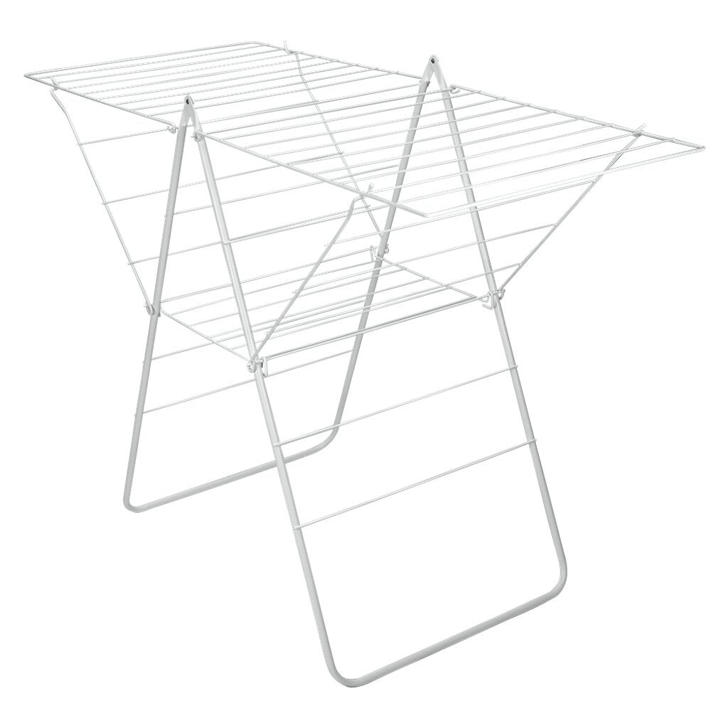 Metaltex Rotterdam drying rack 25 m drying line 134x58x98 cm white