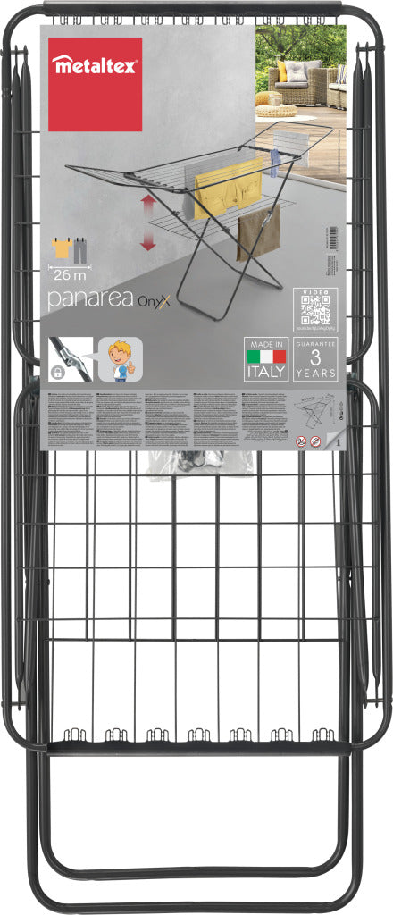 Tomado-metaltex panarea onyx noir 26 m longueur sèche