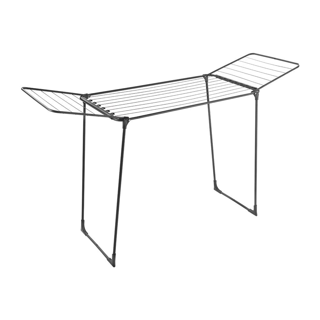 Metaltex hydra wing drying rack 18 m drying length black