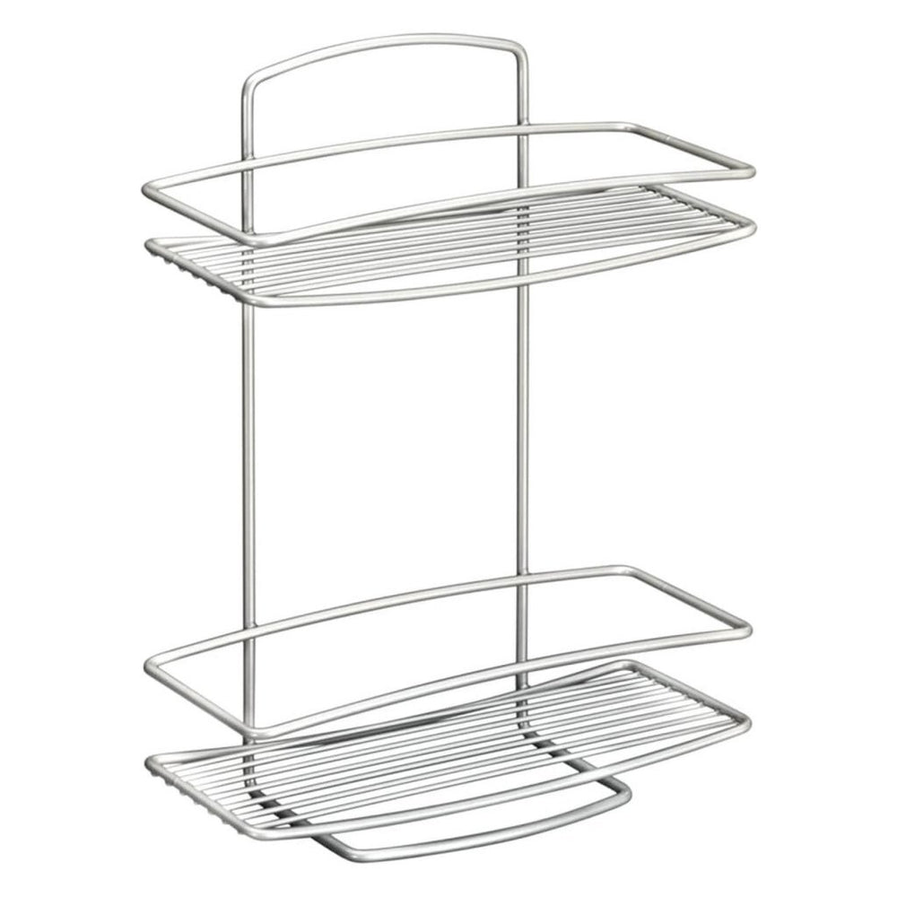 Metaltex Onda Fuga de ducha 2 pisos 26x11x35 cm de plata