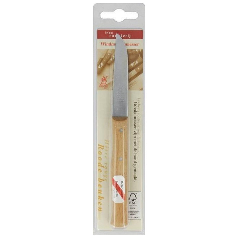Metaltex mill knife peeling knife 8.5 cm wood stainless steel