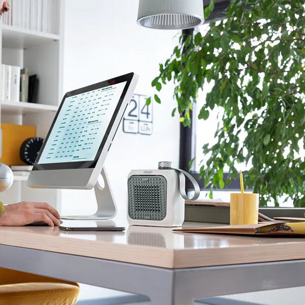 Delonghi Delonghi HFX10B03.LB Termoventilador Cerámico 360W Azul Blanco