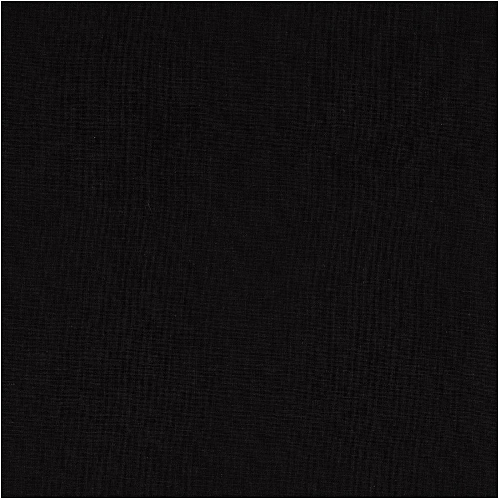 Creativ company fabric, w: 145 cm, 140 gr, black, 5 m 1 box