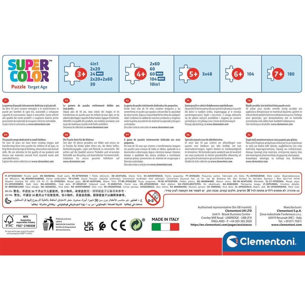 Clementoni Spidey et ses incroyables amis puzzle 2 x 20 pièces