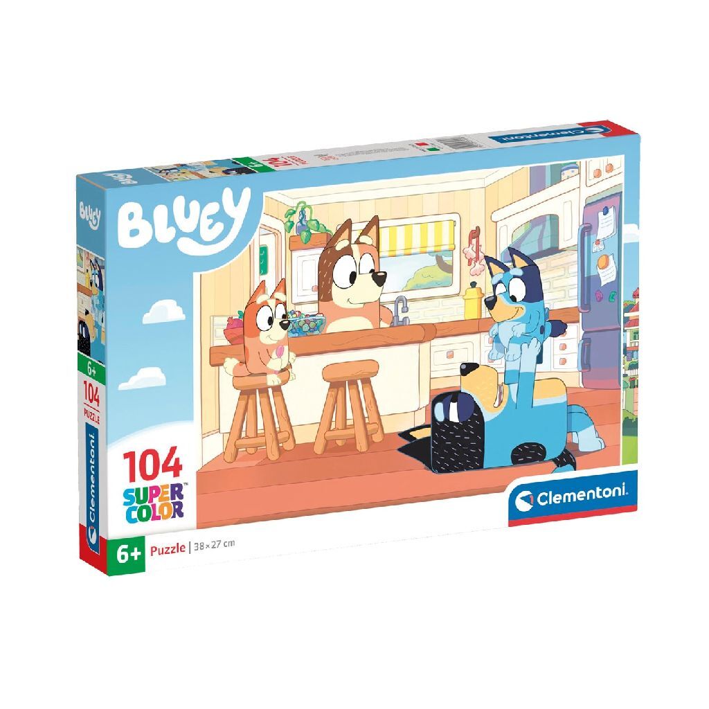 Clementoni Jigsaw Puzzle - Bluey in the Kitchen, 104 pcs.