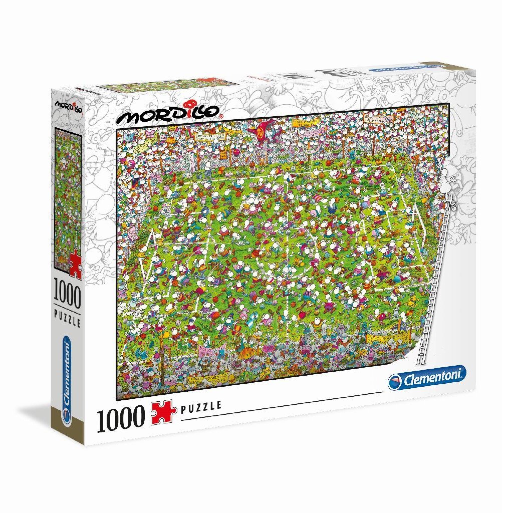 Clementoni Mordillo Puzzle The Match 1000 Pezzi
