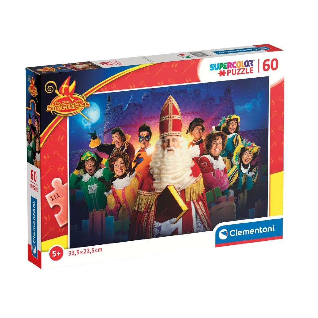Clementoni Sinterklaas Super Color Club Puzzle, 60 pieces.
