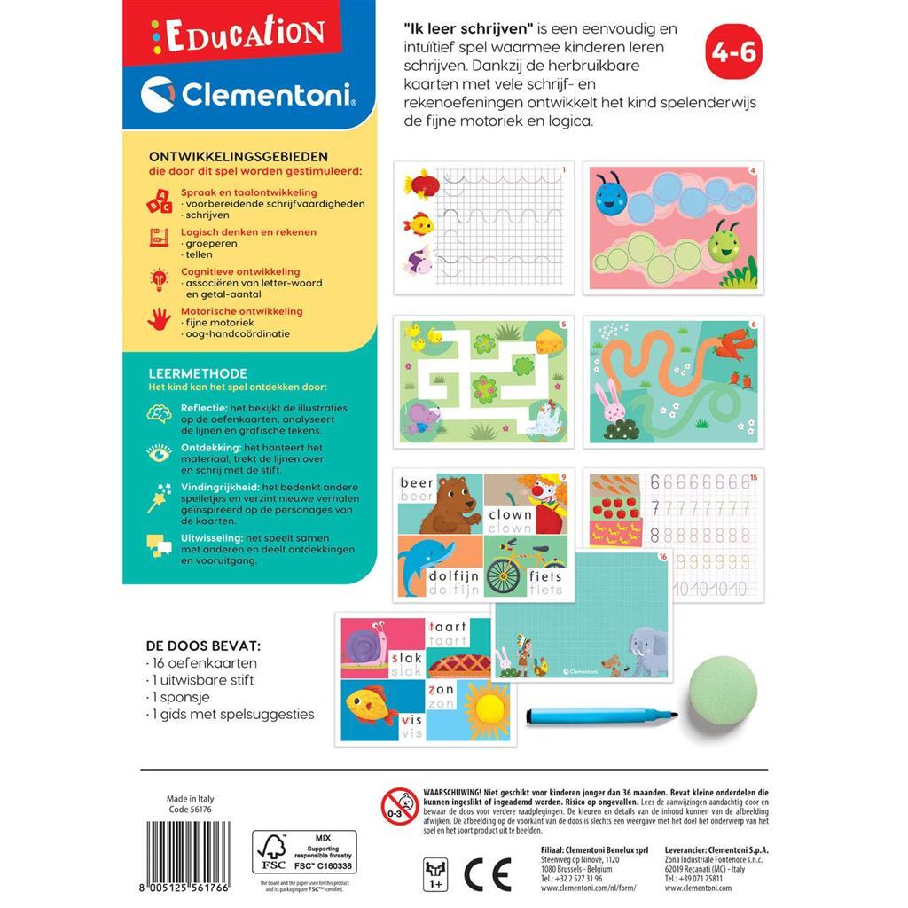 Clementoni -uddannelse Jeg lærer at skrive