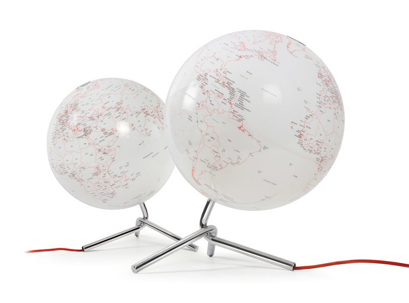 Atmosphere Atmosphere NR-0331NONO-GB Globe Nodo 30cm Diameter With Lighting White Red