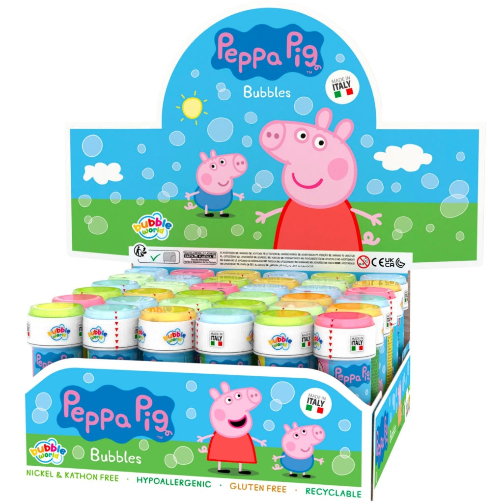 Peppa Pig Bubble Blower 60 ml Présentoir 36 Pièces