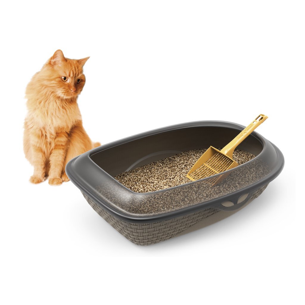 Bama Pet Sabbia Kattenbak 59.5x40.3x17.9 cm de gris