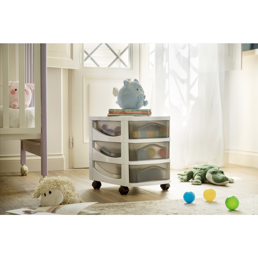 Système de chargement Bama Big Hobby avec 3 charges 30x30x40 cm Gray blanc