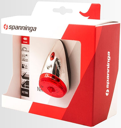Spanninga rear light No. 9 XDvS dynamo mudguard