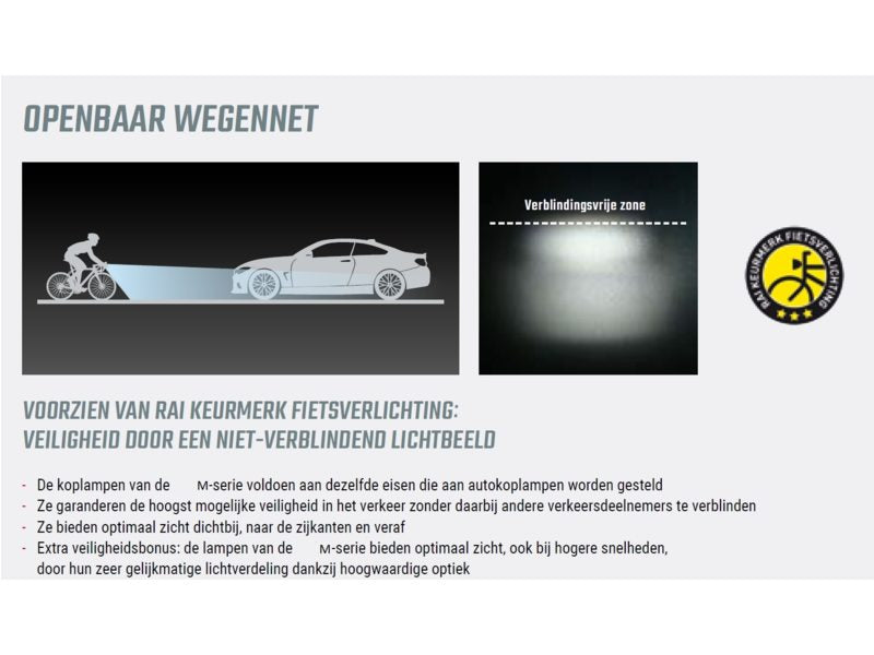 Beleuchtungsset VDO Eco Light M90 USB + Rot plus USB