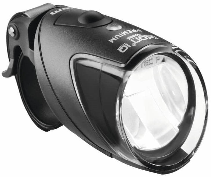 Busch Muller frontlys Busch und Müller ixon IQ Speed 90 Lux USB oppladbar svart