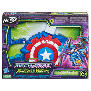 Nerf marvel mech strike monster hunters captain america