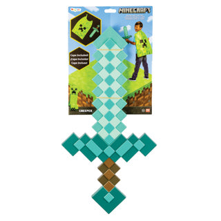 Minecraft sword and mask set complete