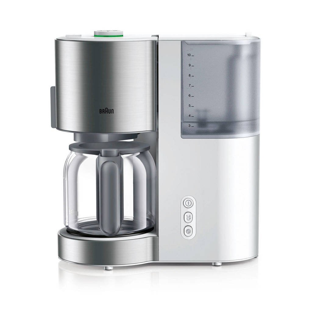 Braun kf5120wh cafetière acier inoxydable blanc