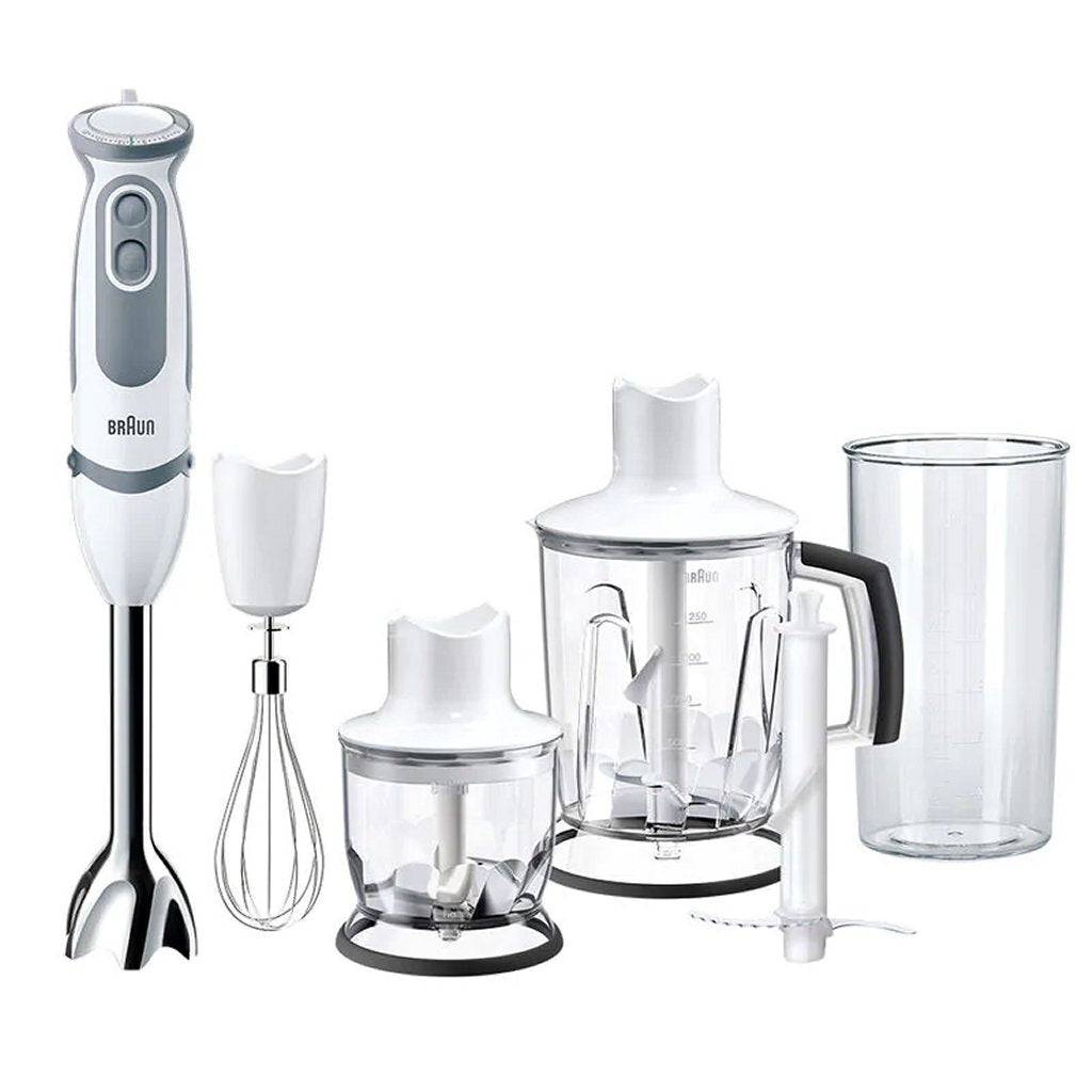 Braun mq5245wh mixeur plongeant multiquick 5 vario blanc gris