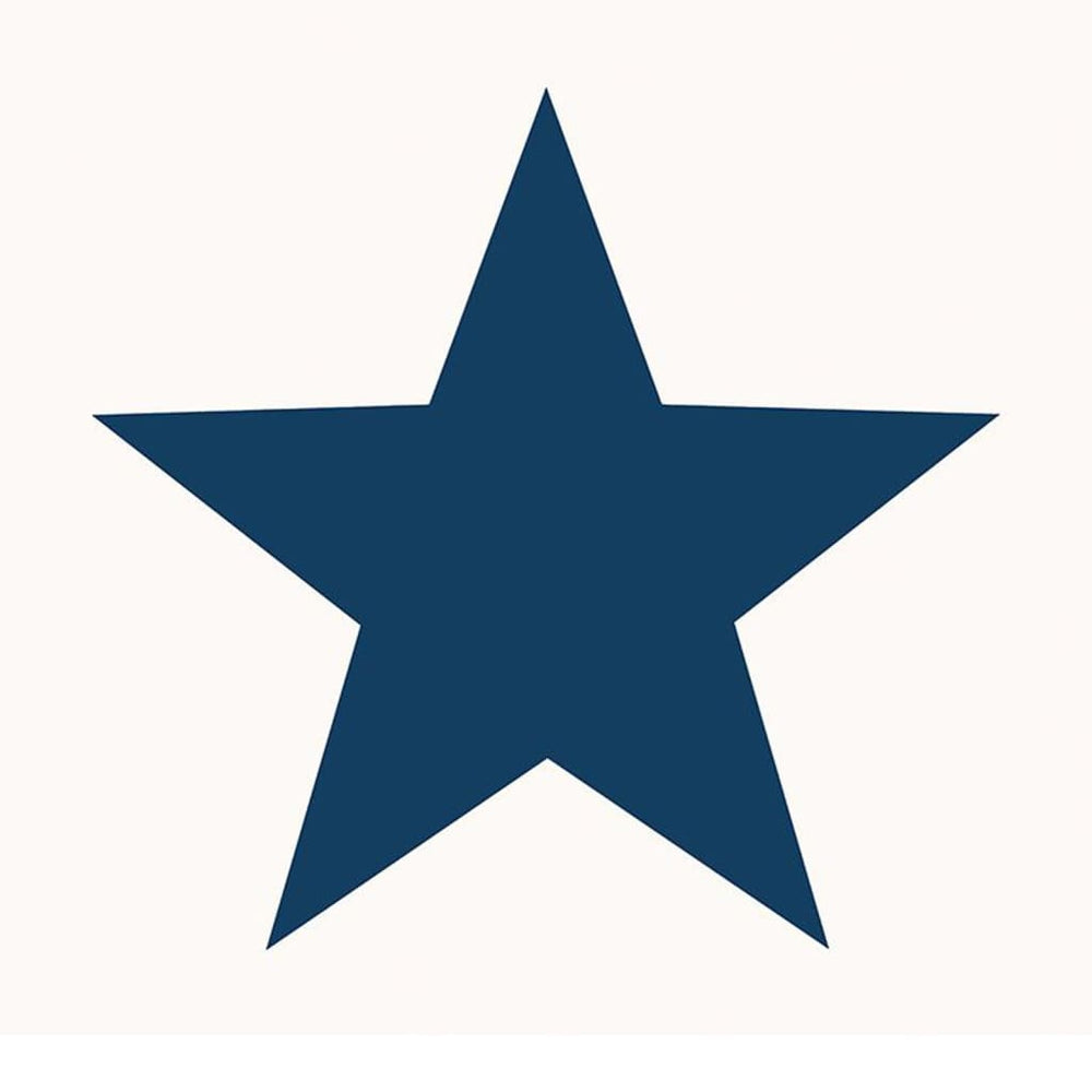 North Wall North Wall Wallpaper Friends Coffee Stars blue and white