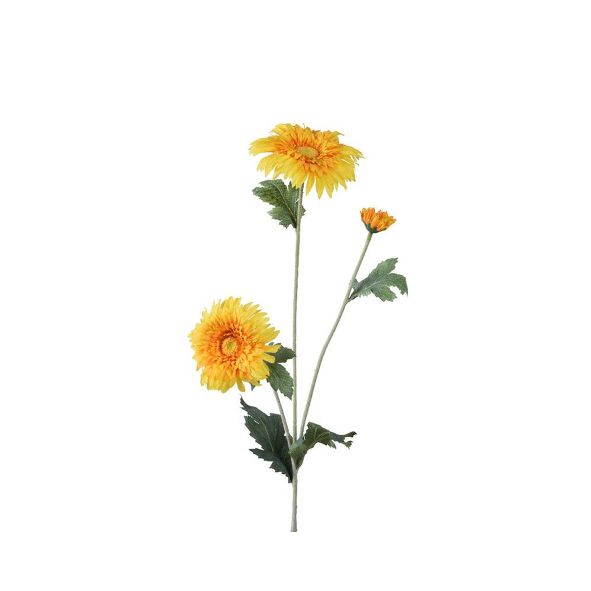 Decoris kunstbloem madeliefje h68cm geel