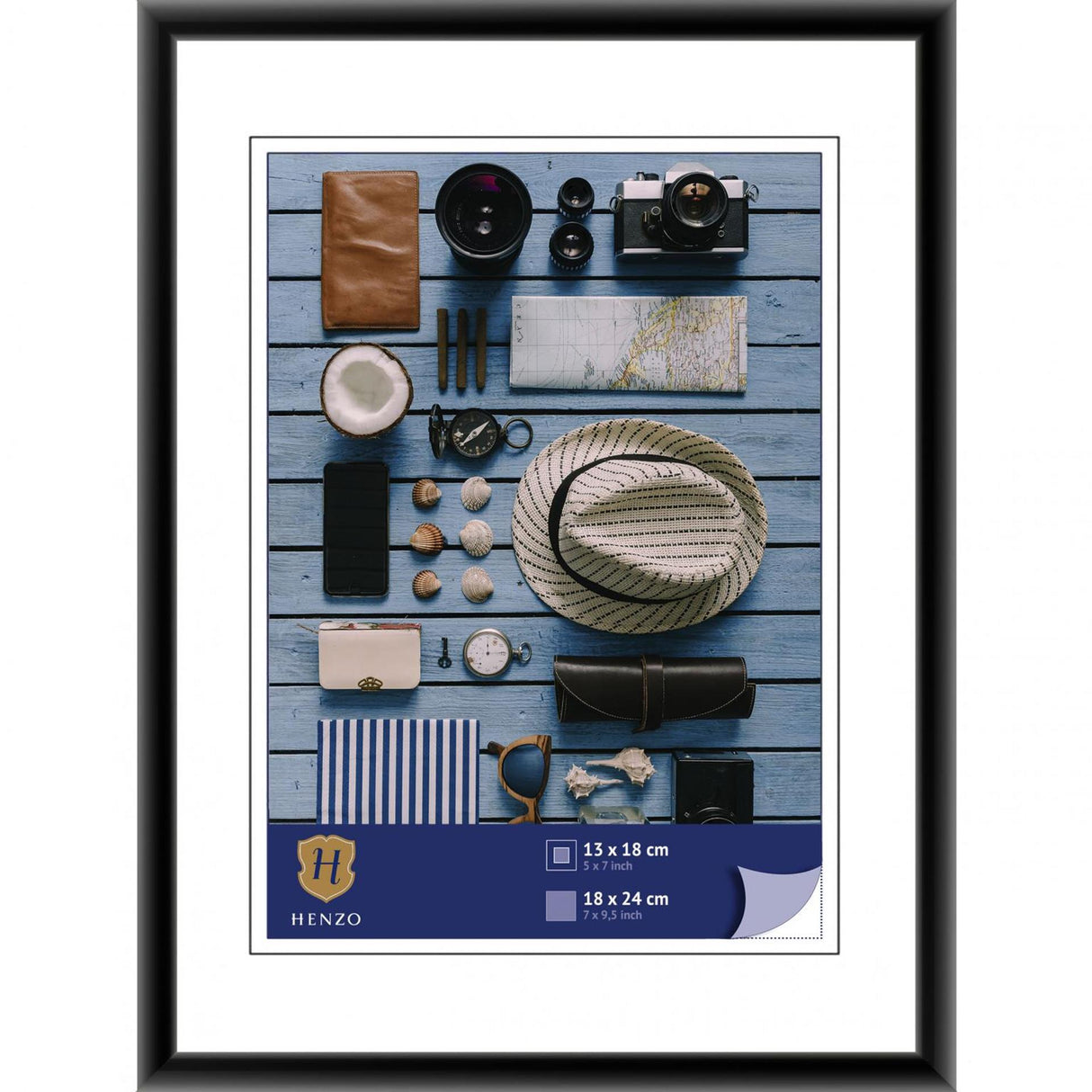 Henzo fotolijst napoli 18x24cm zwart