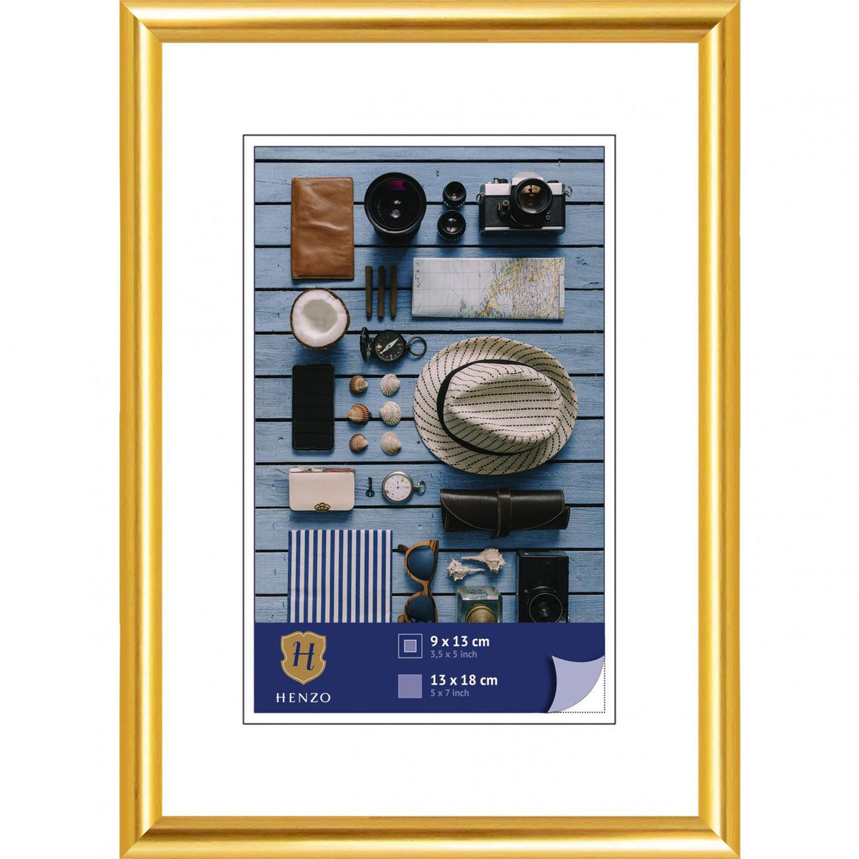 Henzo fotolijst napoli 13x18cm goud
