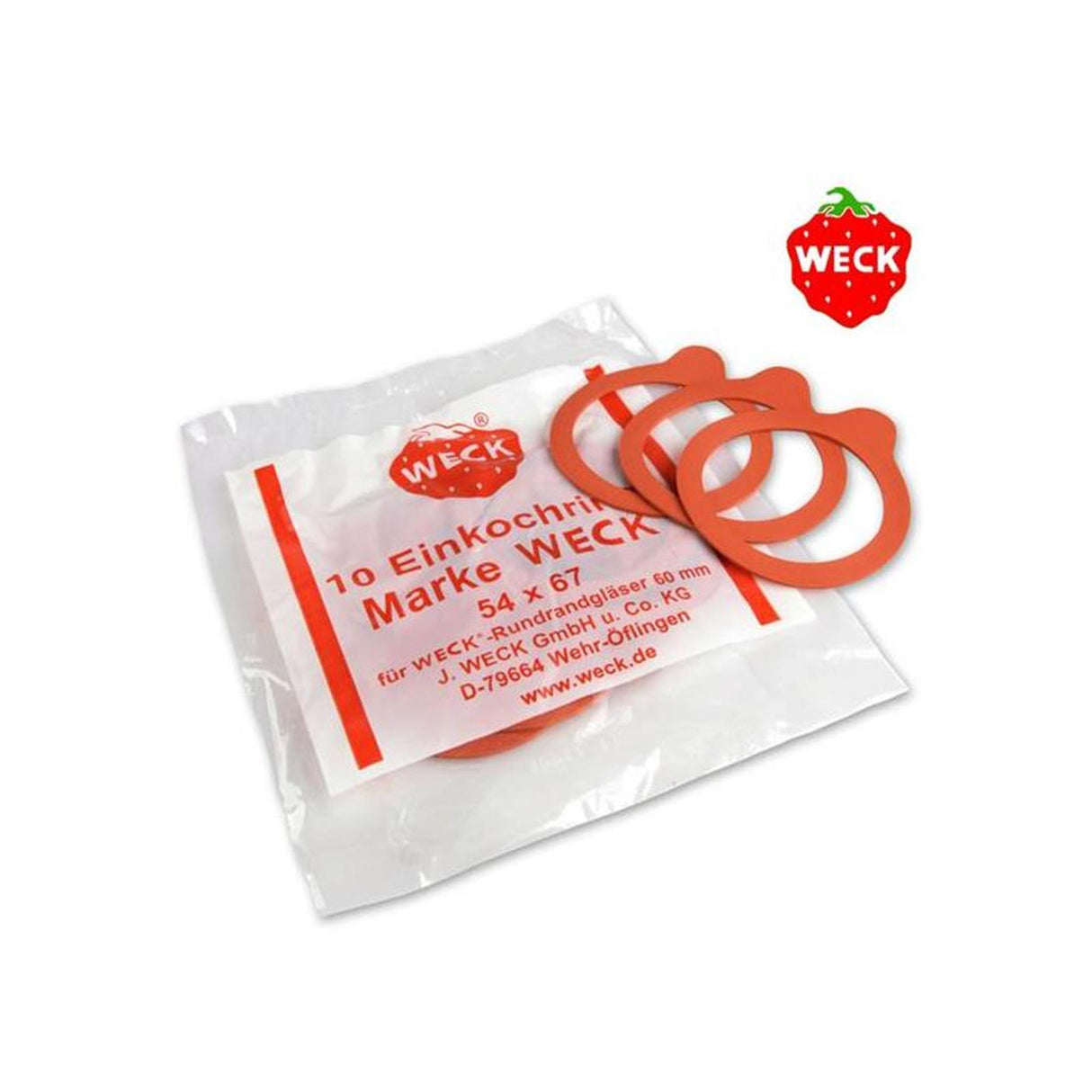 Weck ringen ø60mm 54x67mm zakje a 10st