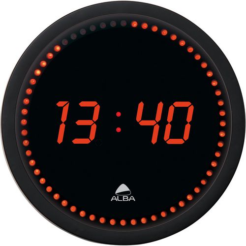 Wandklok alba horled 30cm zwart