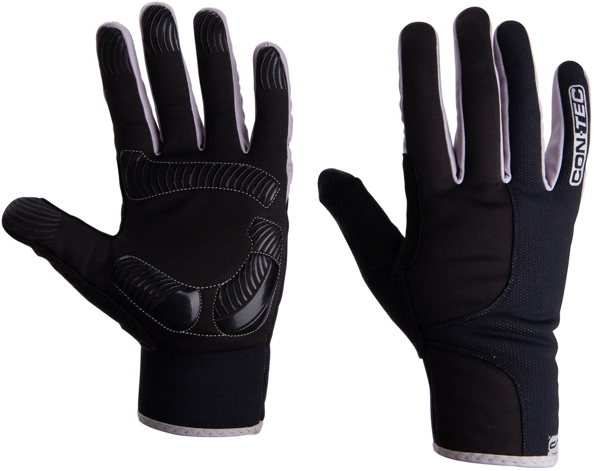 Contec winter glove bleak touch ct win.hand. pale touch gr. xxl, black gray