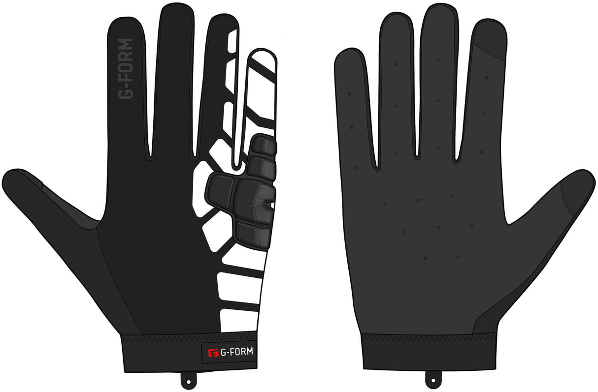 G-form winter glove bolle glove bolle winter xs black white