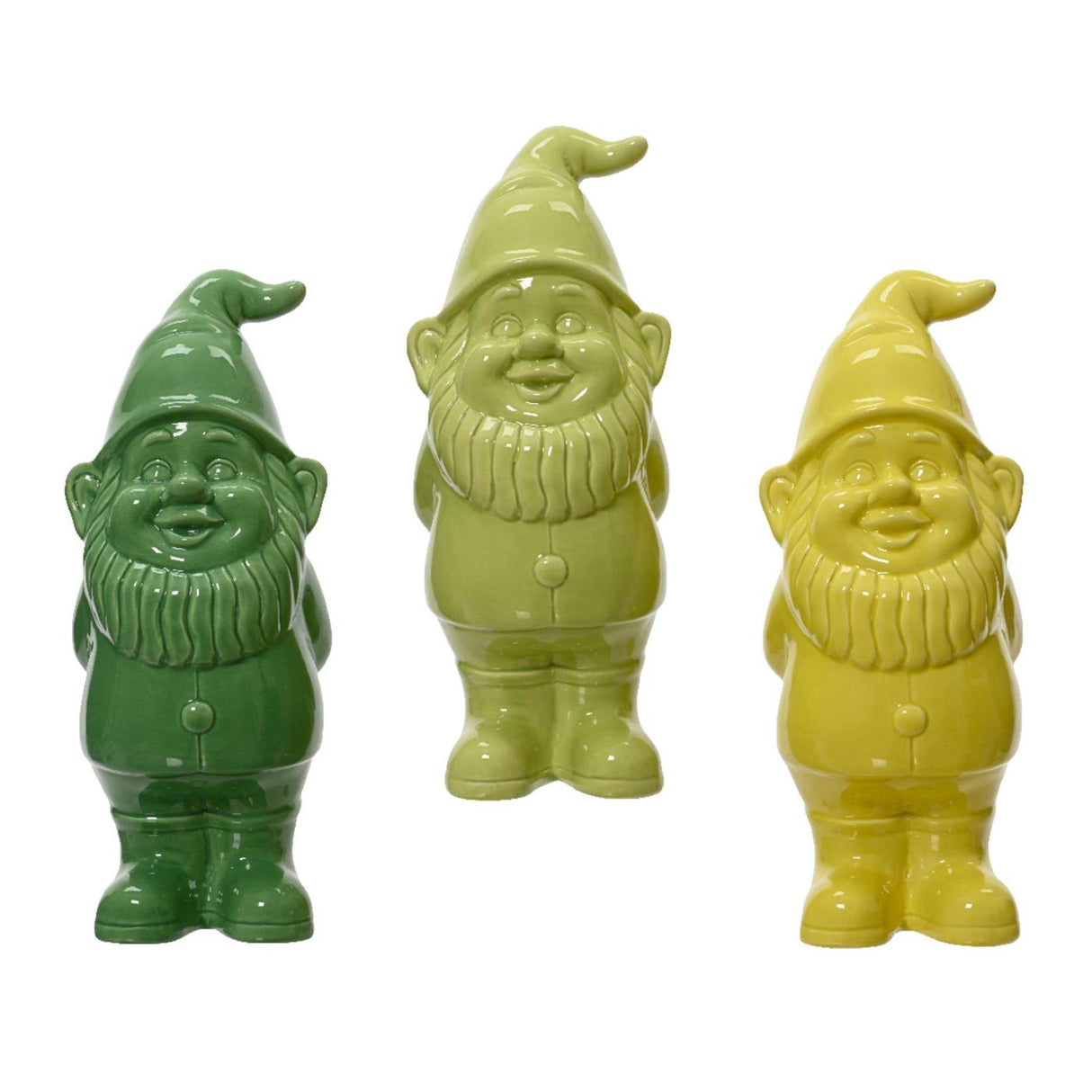 Decoris garden gnome ceramic h34.5cm