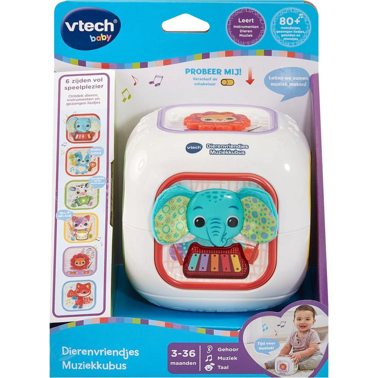 Vtech dierenvriendjes muziekkubus