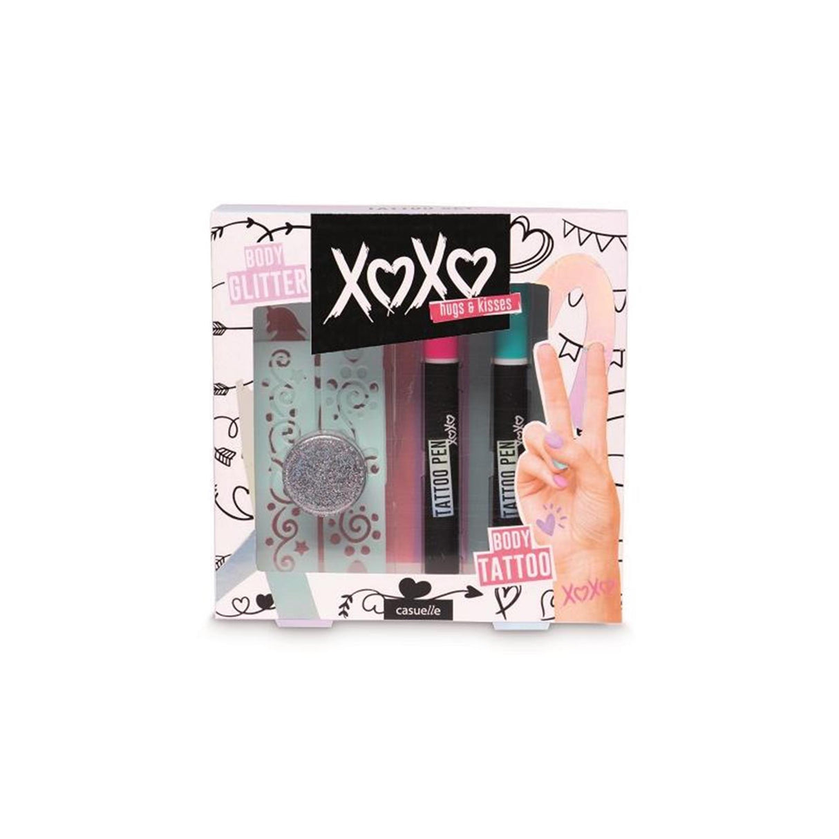 Casuelle xoxo tattoo set