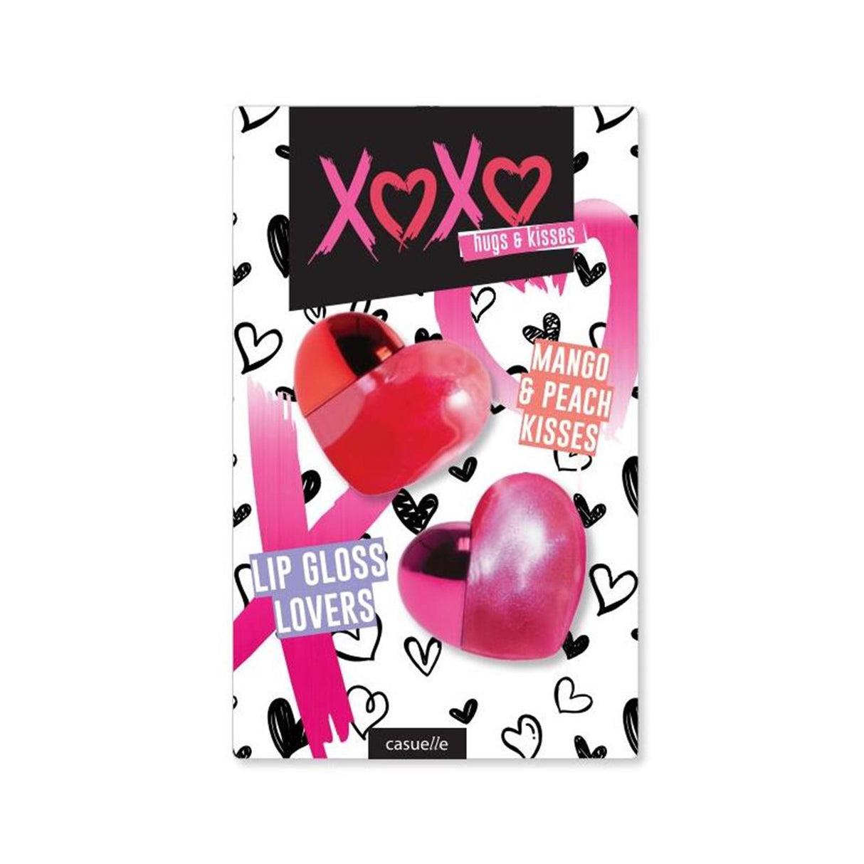 Casuelle xoxo lip gloss hearts