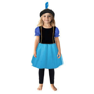 Andere Marken Piet Kleid 98-104 lila blau