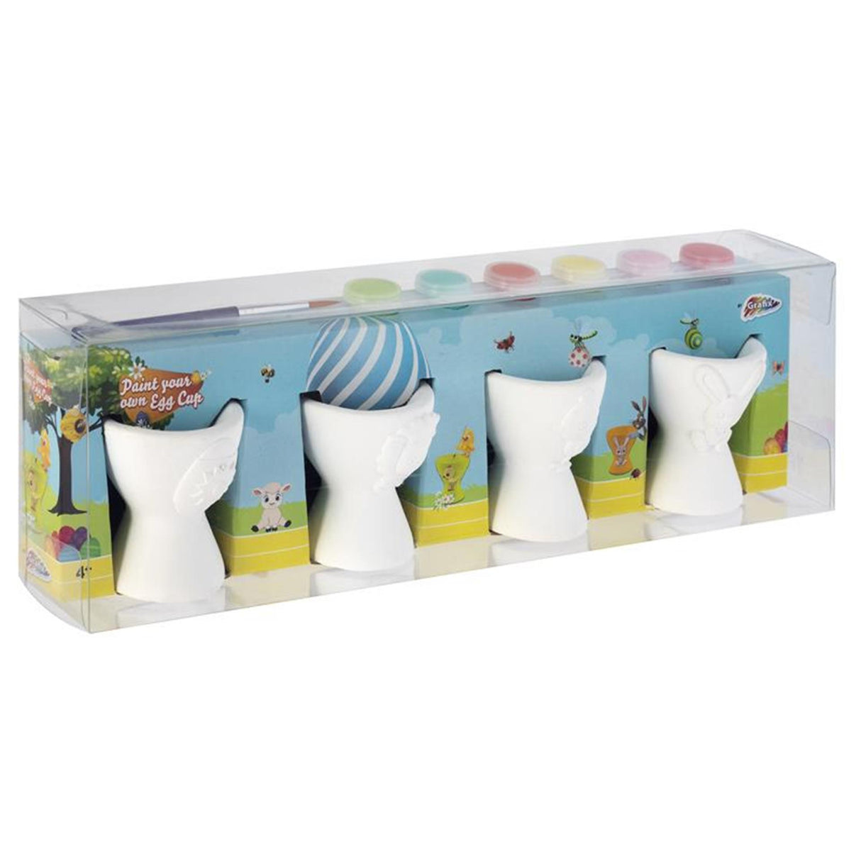 Grafix dipinge le tue tazze di uova, 4st.