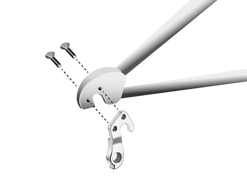 Derailleur Pendant GH-138 55,4 mm sølv