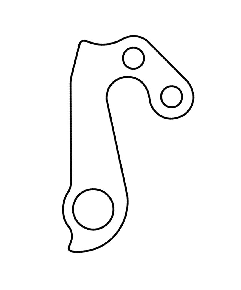 Union Derailleurpad GH-147 med skruvuppsättning M4X0.7