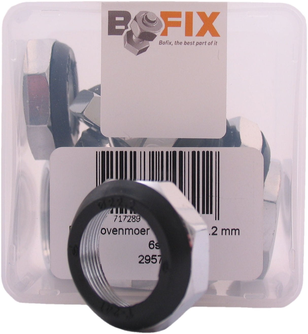 Bofix Decoration Nut F.Ta Head, 22.2, paquete o 6 pcs.