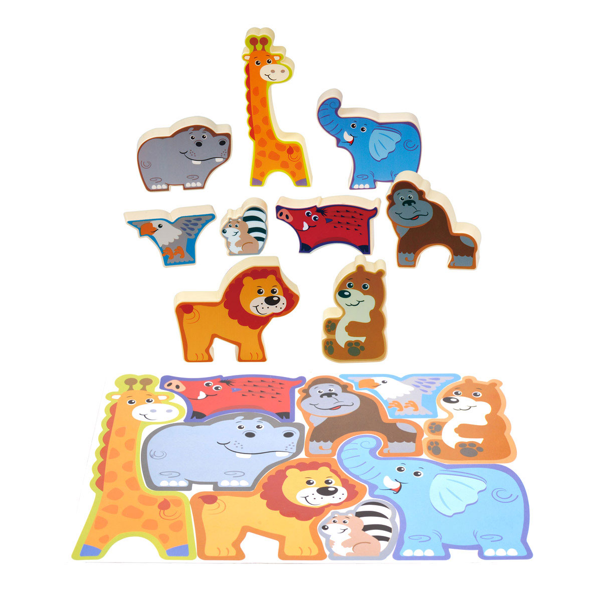 Playgo spela pusselsafari